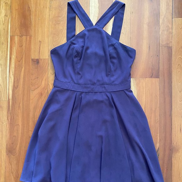 Lulu's Forevermore Dusty Purple Skater Dress - Size  Med -Prom/Jr Prom! - Picture 10 of 10